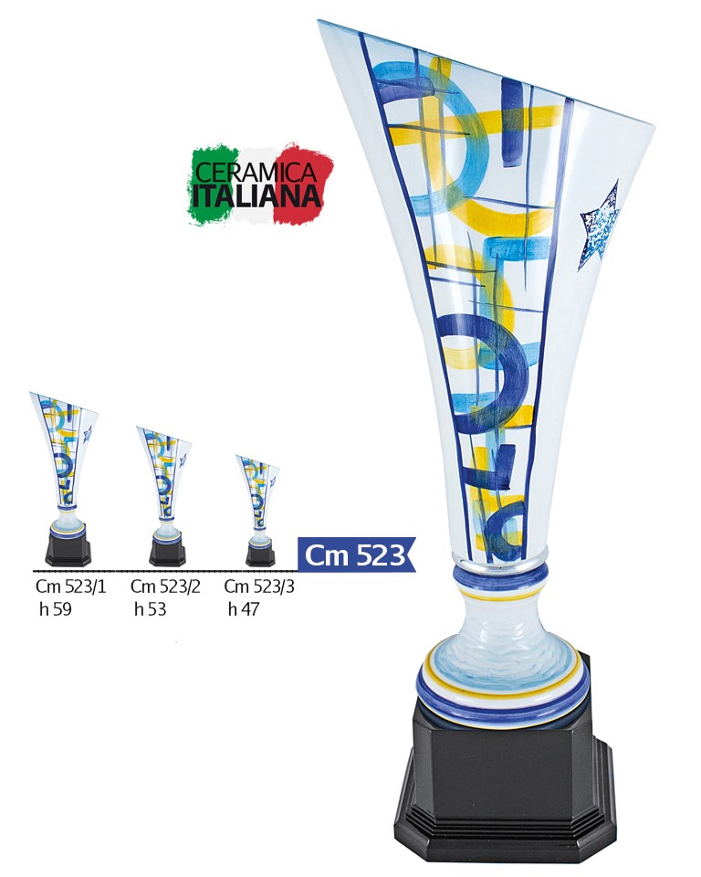 Tris in Ceramica: Coppa Stella 1