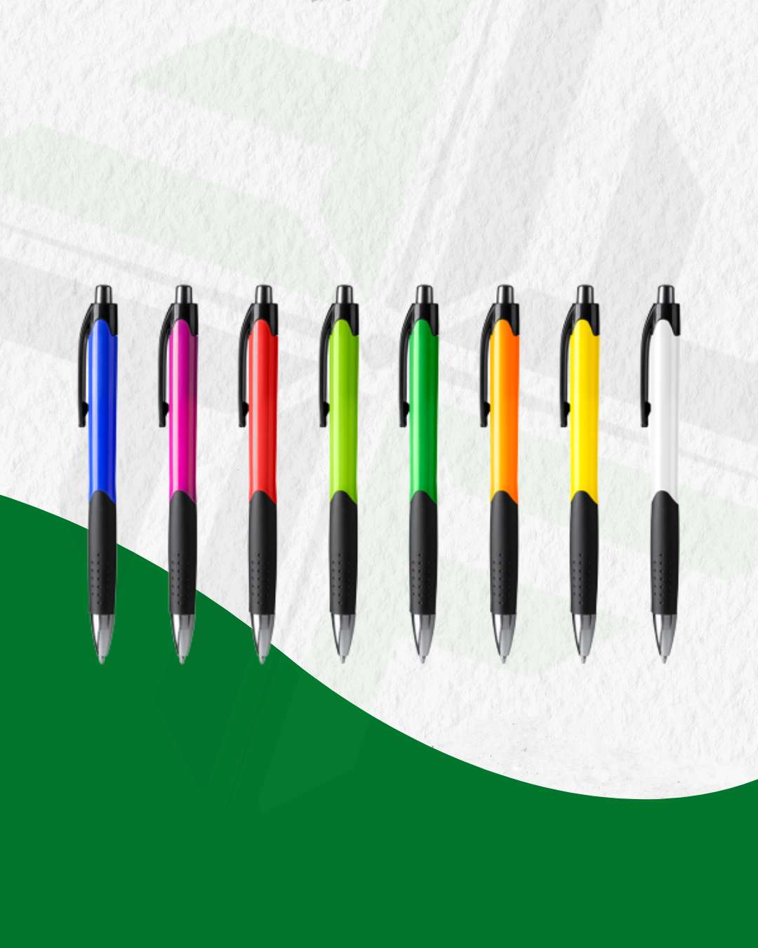 Penna con impugnatura gommata 100pz. - immagine 2