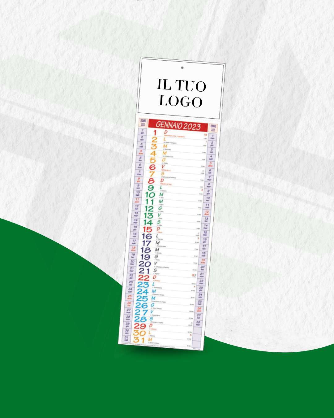 Calendari da parete Silhouette 100pz.