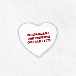 Cuscino a cuore personalizzato