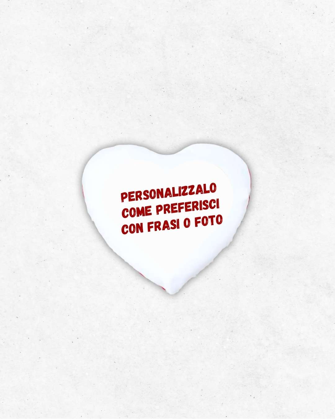 Cuscino a cuore personalizzato - immagine 2