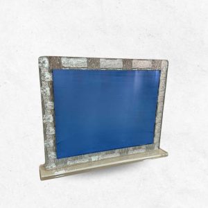 Targa orizzontale con base in vetro 25×21