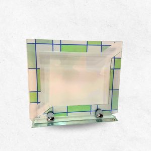 Targa orizzontale 27×23 quadrettata