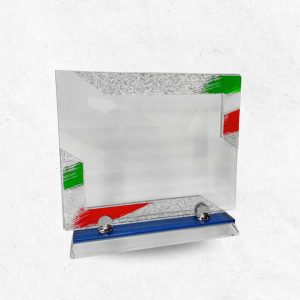Targa orizzontale 27×25 Italia