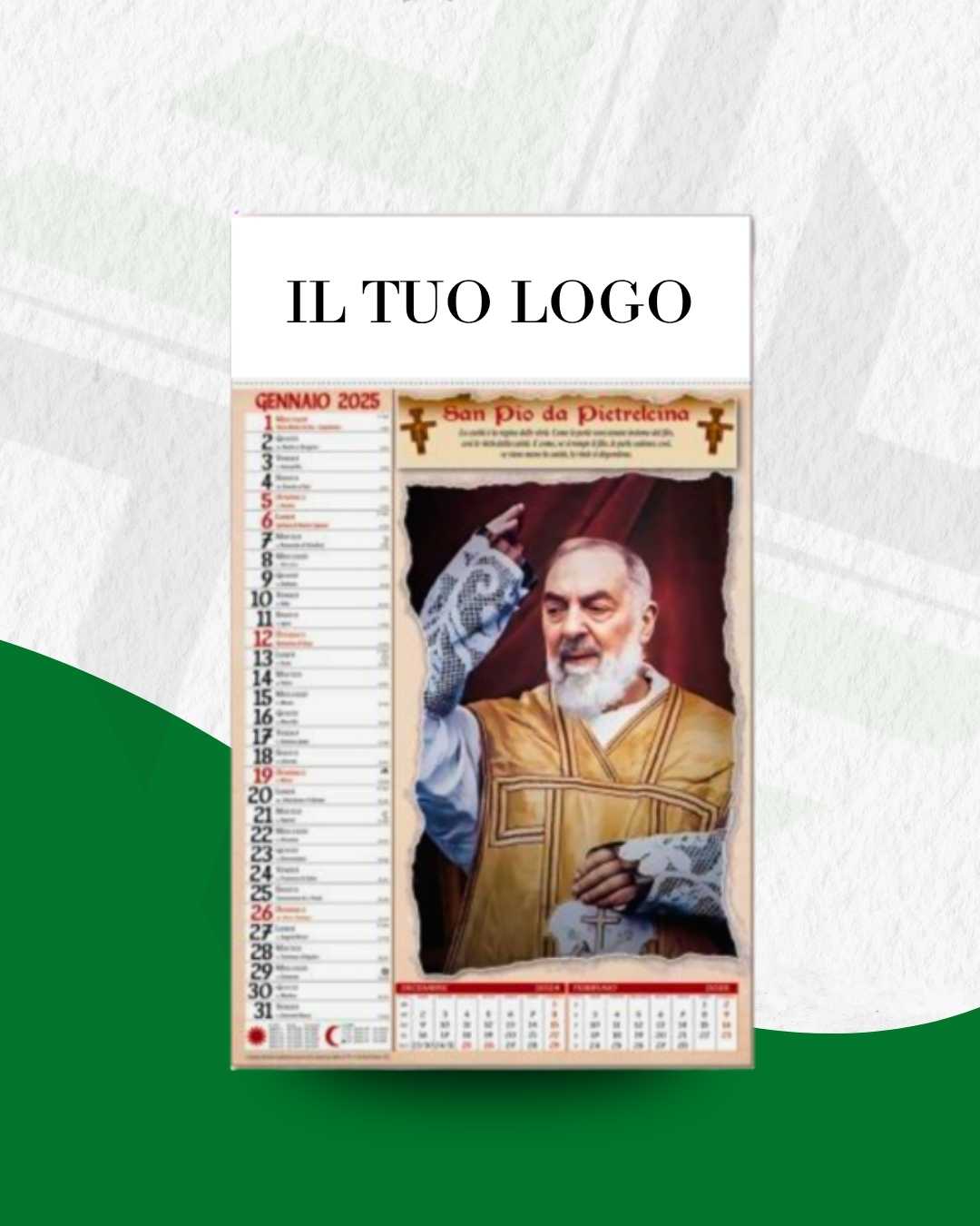 Calendari da parete Figurati 100pz.
