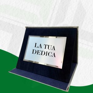 Targa commemorativa argento