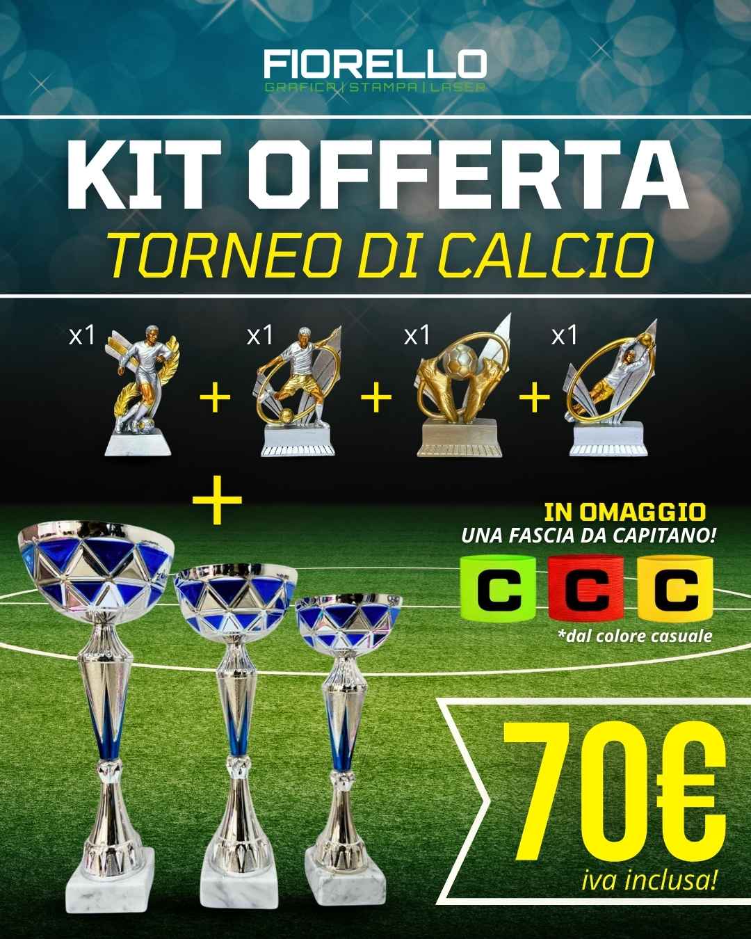 KIT OFFERTA torneo di calcio 3