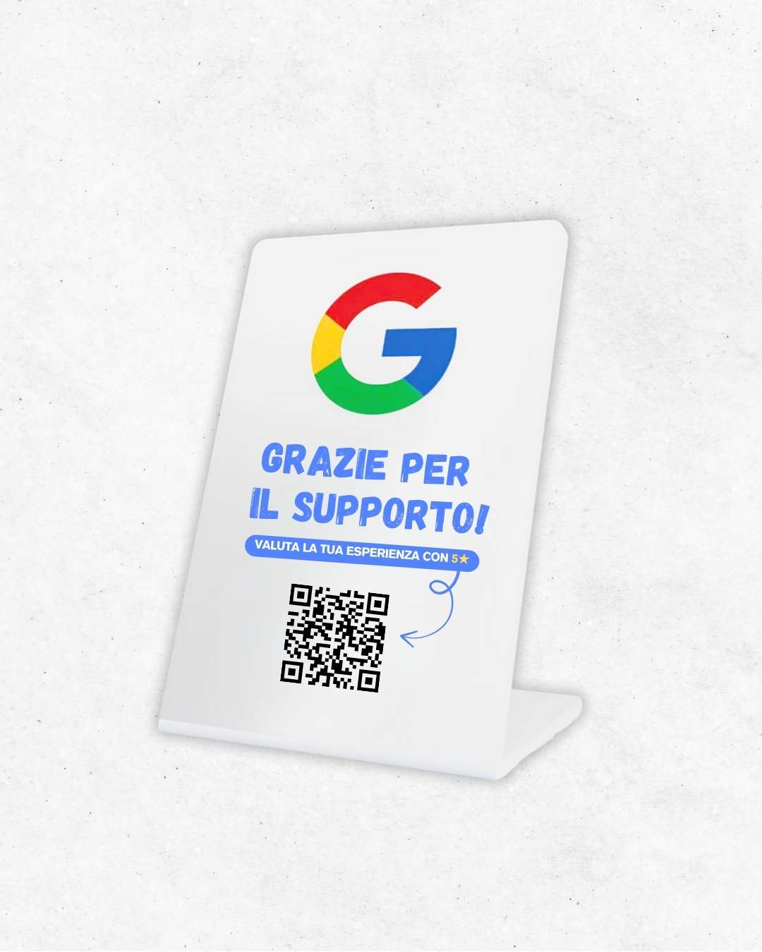 Espositore doppio per Recensioni in PVC bianco - immagine 3