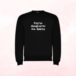 Felpa girocollo personalizzabile