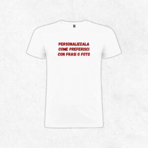 T-Shirt in Cotone Personalizzabile