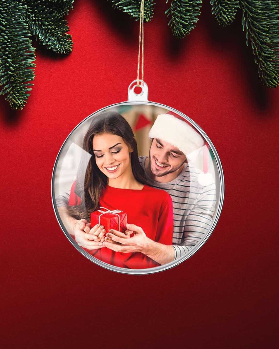 Sfera di natale trasparente - immagine 2