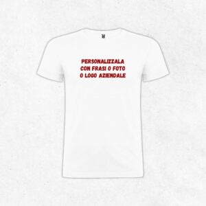 T-Shirt in Cotone Personalizzabile