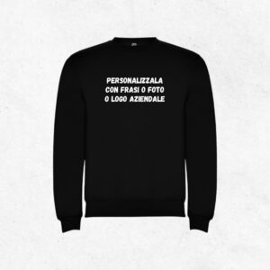 Felpa girocollo personalizzabile