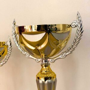 Tris di Coppe calice oro