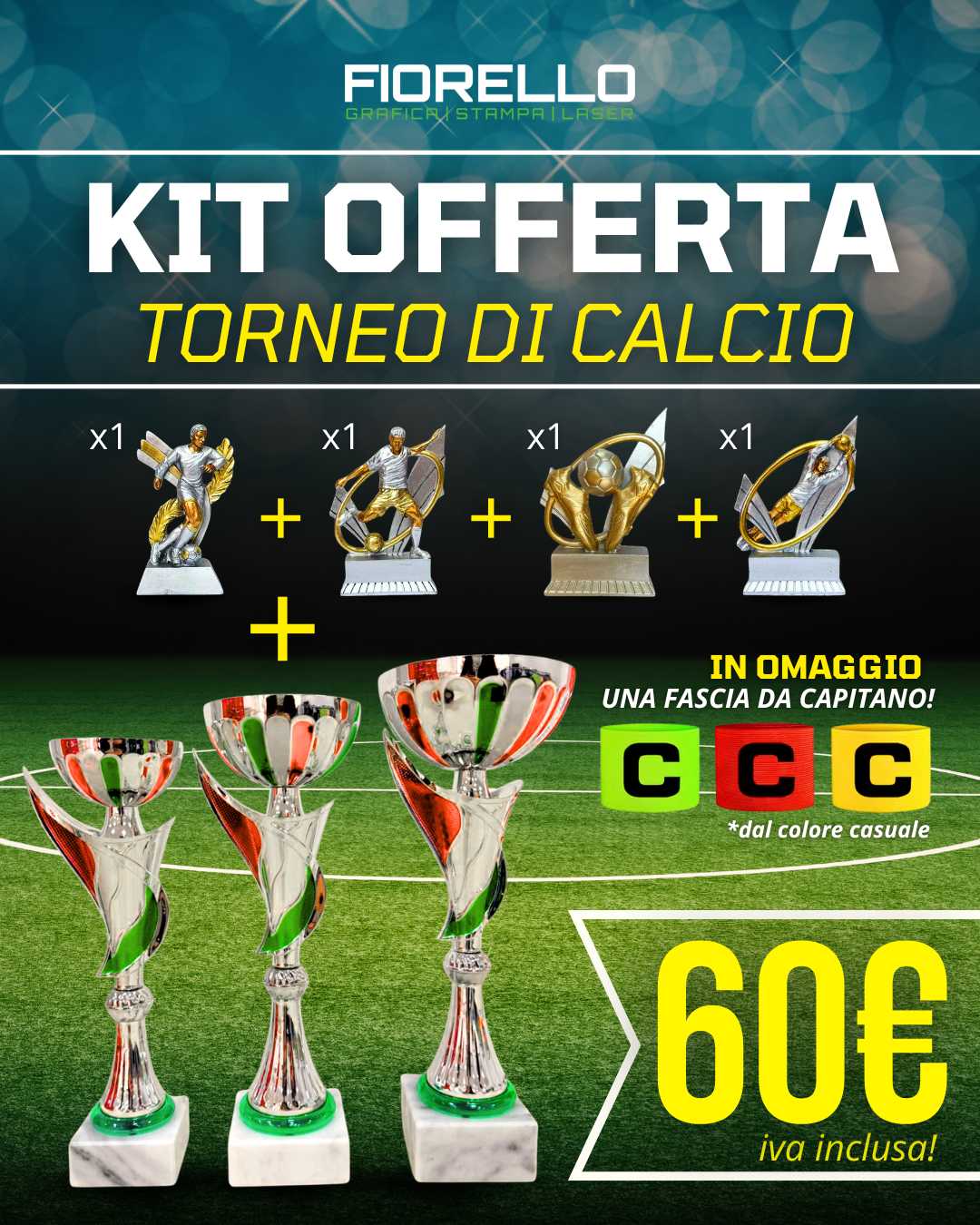 KIT OFFERTA torneo di calcio 8