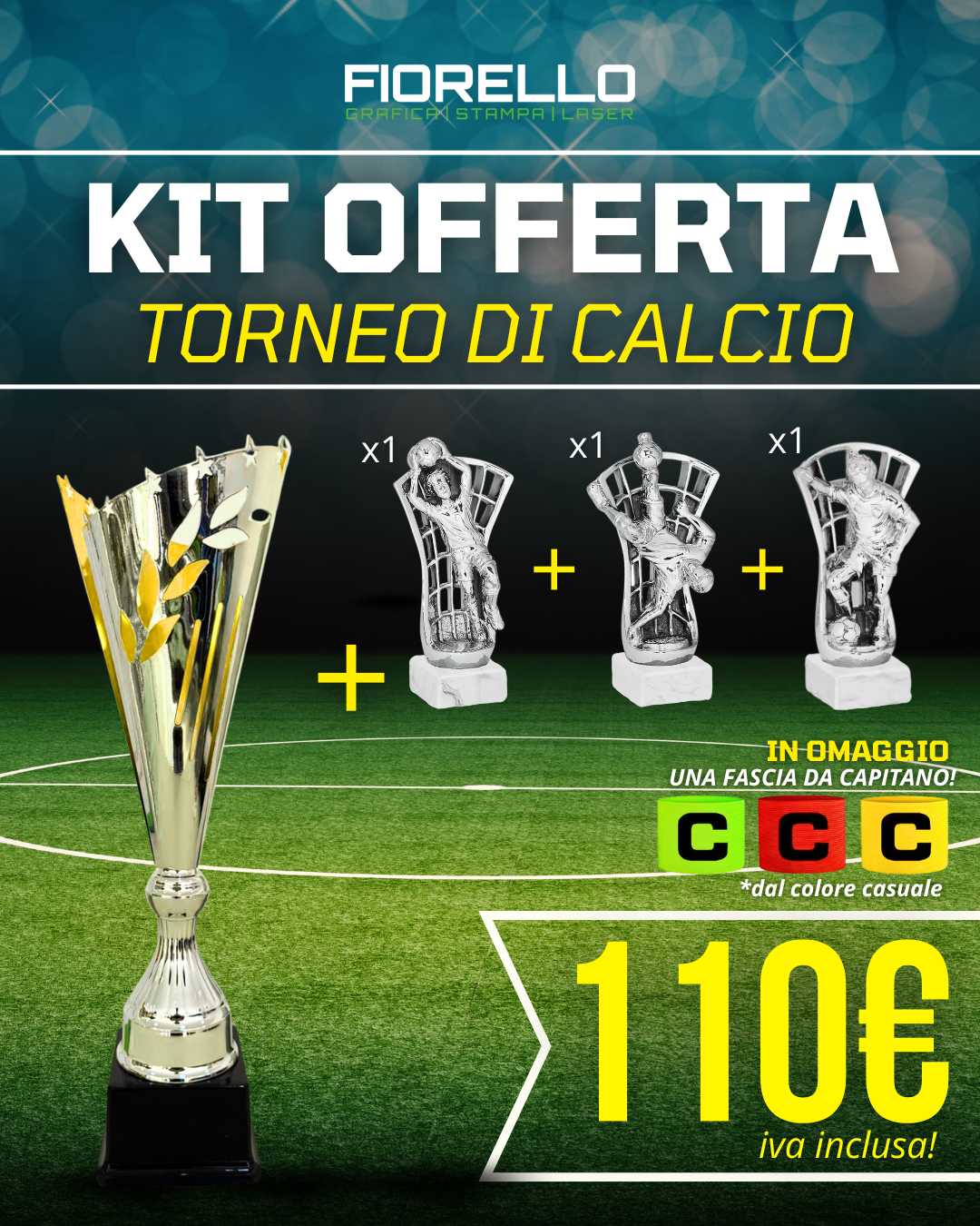 KIT OFFERTA torneo di calcio 7