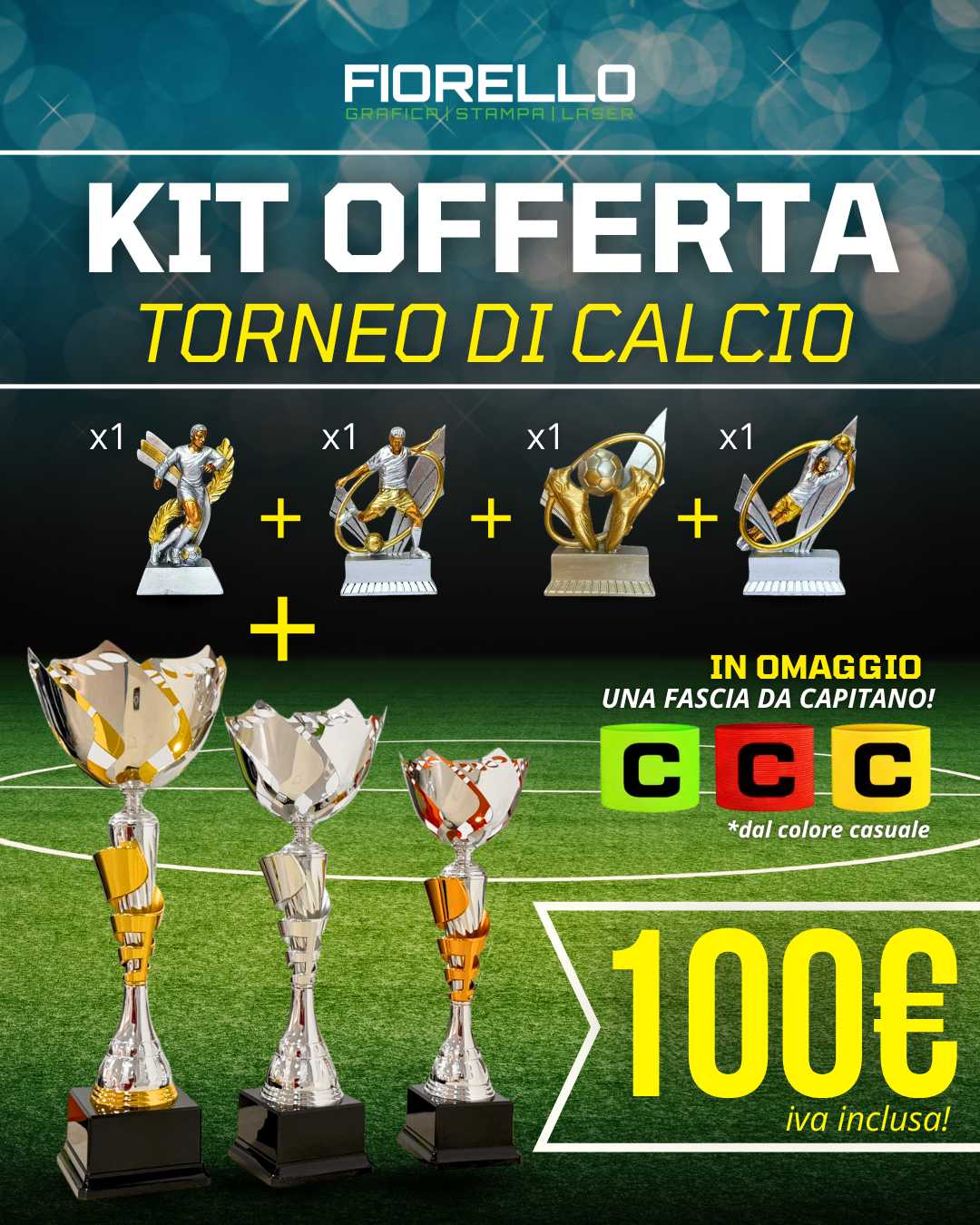 KIT OFFERTA torneo di calcio 12
