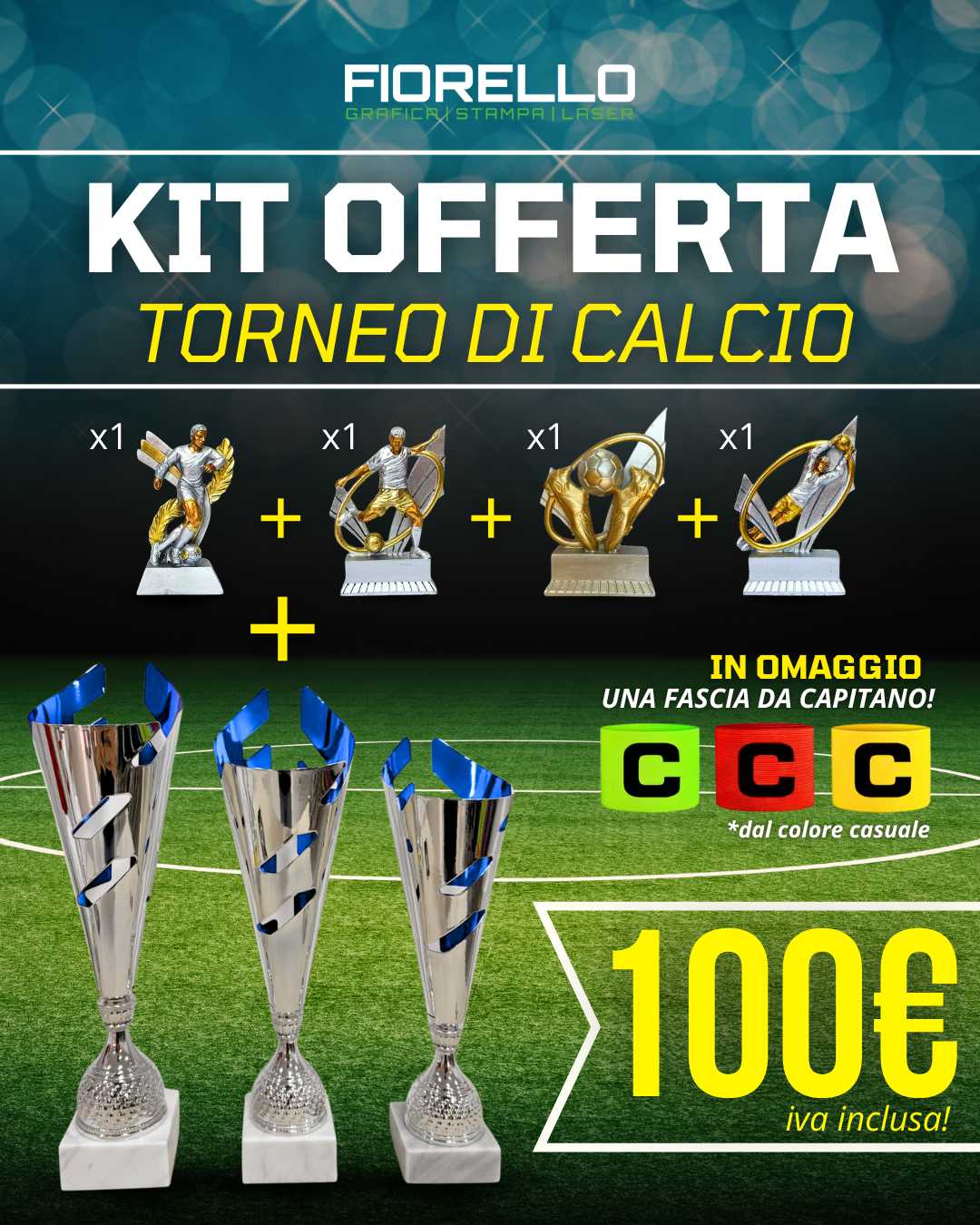 KIT OFFERTA torneo di calcio 11