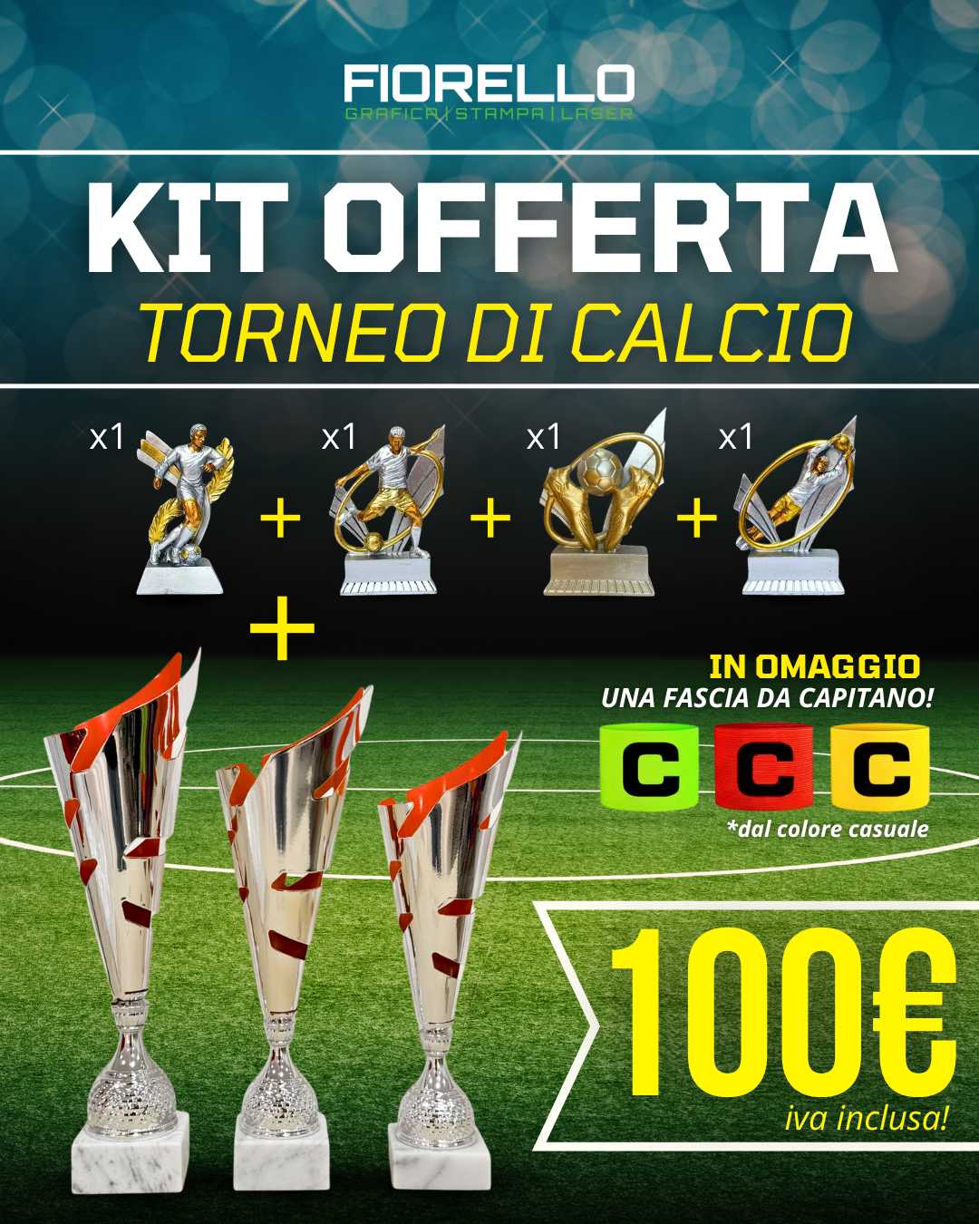 KIT OFFERTA torneo di calcio 10