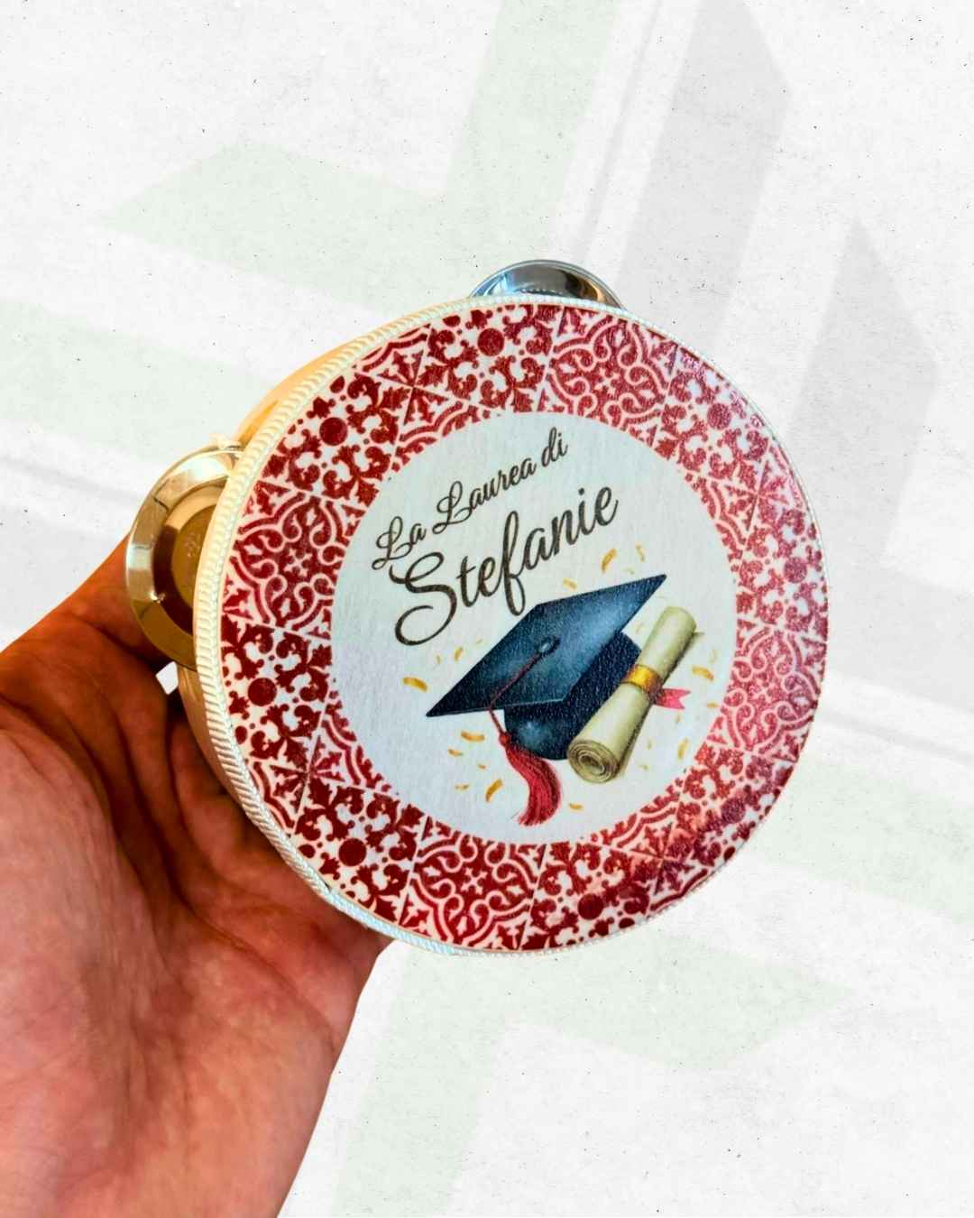 Tamburello Personalizzato in Legno - immagine 2