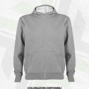 Felpa Zip Completa Personalizzabile